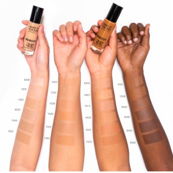 ⚪ free⚪ MAKEUP FOREVER REBOOT FOUNDATION SAMPLE CARD - Picture 2 of 8